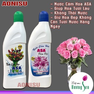 Nước cắm hoa tươi lâu asa đậm đặc 400ml/200ml chính hãng - nước dưỡng hoa lâu tàn tươi lâu aonisu
