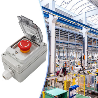 ⭐2023 ⭐Estop Switches with Box e-Stop Box Emergency Stop Push Button Switch With Box