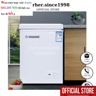 [Chính Hãng] Tủ đông mini gia đình tiết kiệm điện, hàng nhập khẩu chính hãng Snowsea Forher.since1998