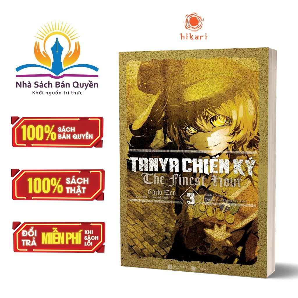 Sách - Tanya Chiến Ký 3: The Finest Hour - Tặng Kèm Bookmark