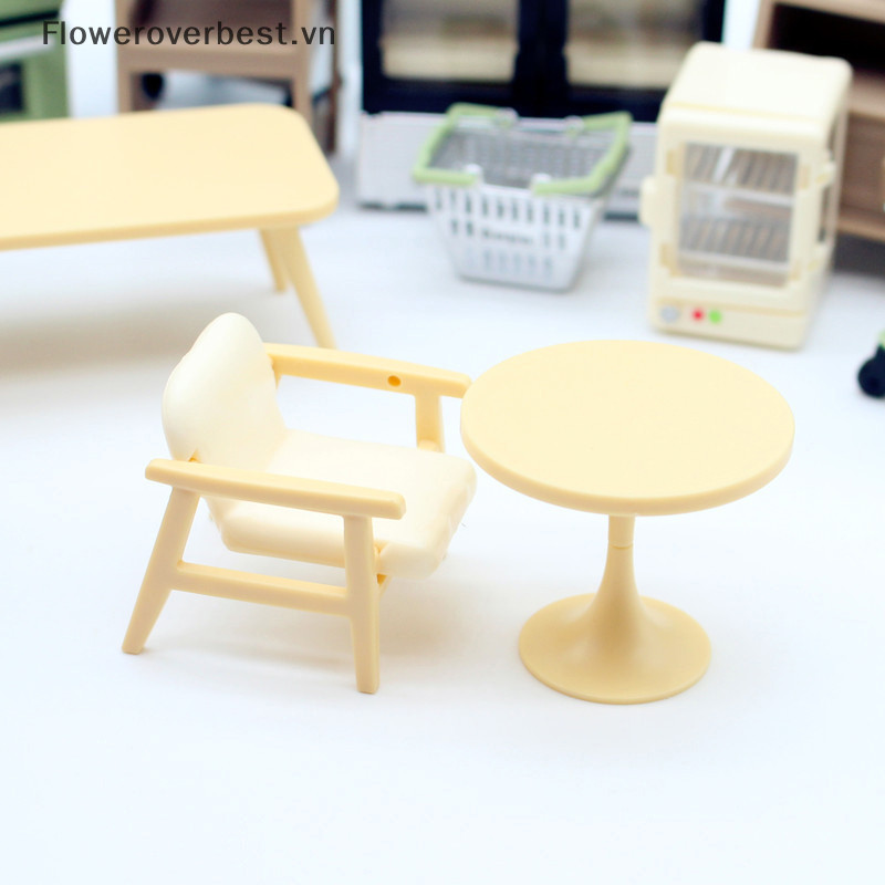 Fbvn Nhà Búp Bê Lưới Không Gian Mini Sofa Ghế Micro Cảnh Mẫu DIY Phòng Khách Gia Đình Đồ Chơi Búp Bê Cô Gái Quà Tặng Búp Bê Nội Thất Phụ Kiện HOT