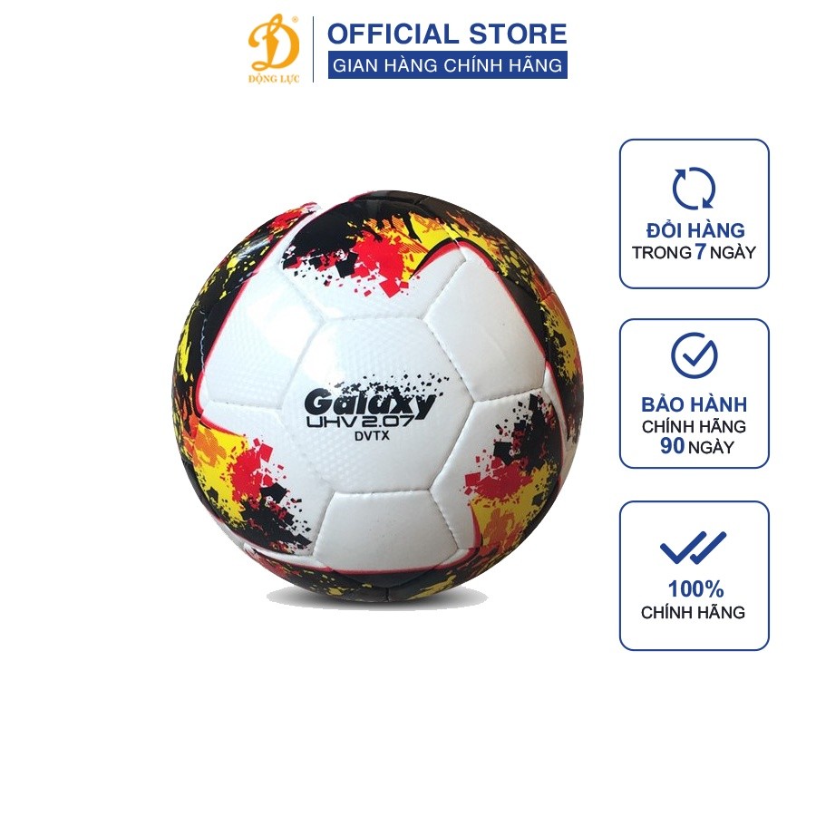 Quả bóng đá Động Lực size 5 UHV 2.07 Galaxy - Bóng đá FIFA Quality Pro UHV 2.07 Galaxy Red