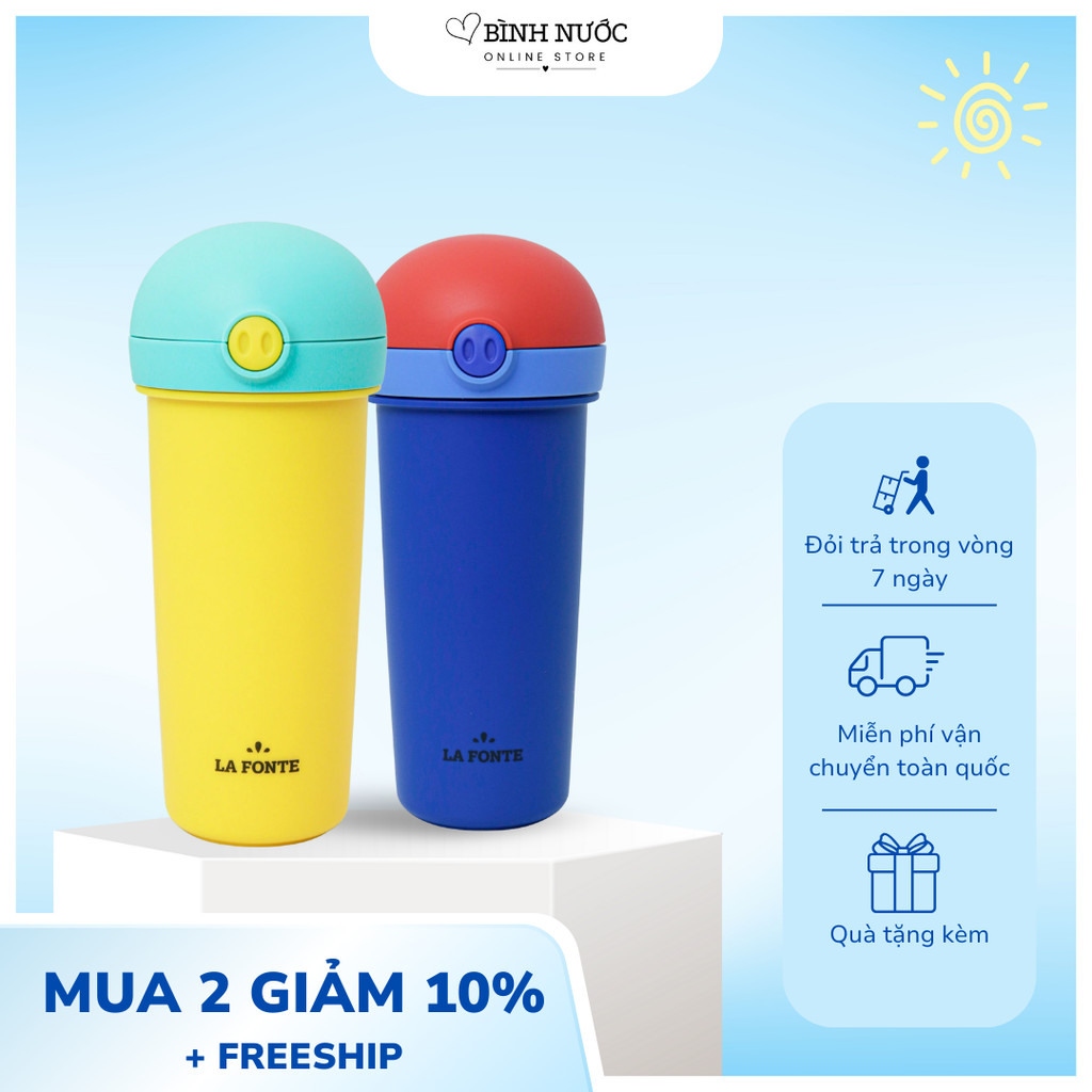 Bình Nước Nhựa Trẻ Em 380ml