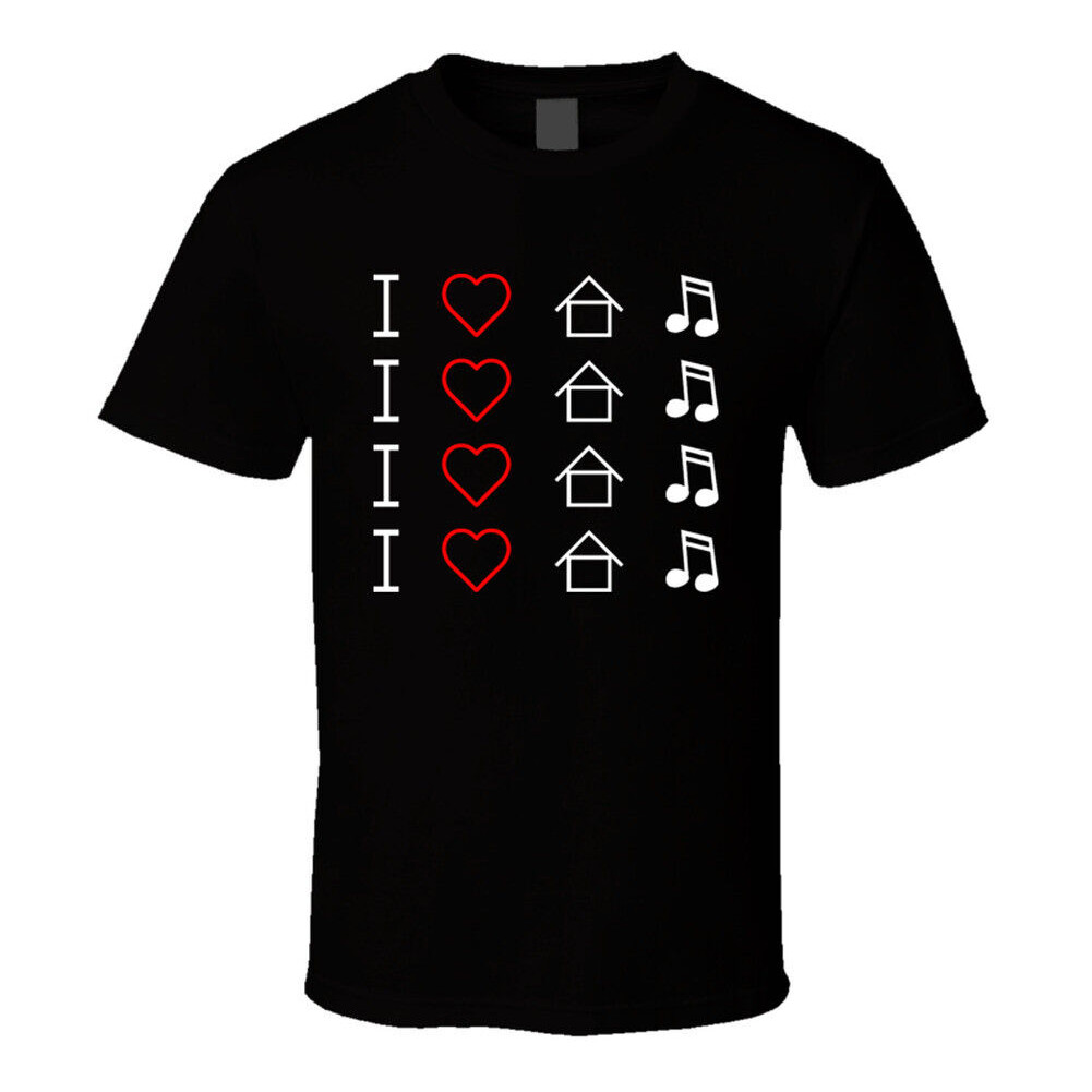 Áo thun âm nhạc I Heart House