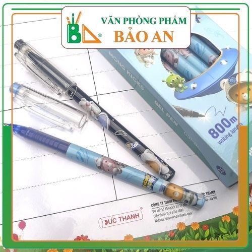 COMBO 5 Bút bi nước mực Gel Deli G31 Space Finder Ngòi 0.5mm Đặc ruột nhiều mực