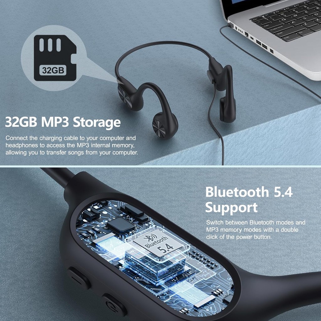 Tai nghe Bluetooth SPRISE X7pro bơi  có MP3 dẫn truyền xương bơi IPX8 âm thanh nổi vòm | BigBuy360 - bigbuy360.vn