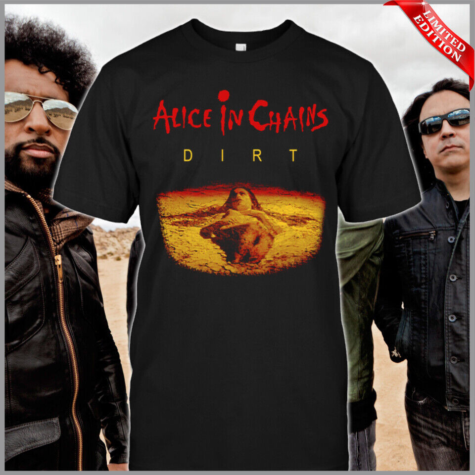 Áo thun bẩn cổ điển Alice In Chains William Duvall Jerry Cantrell Sean Kinney