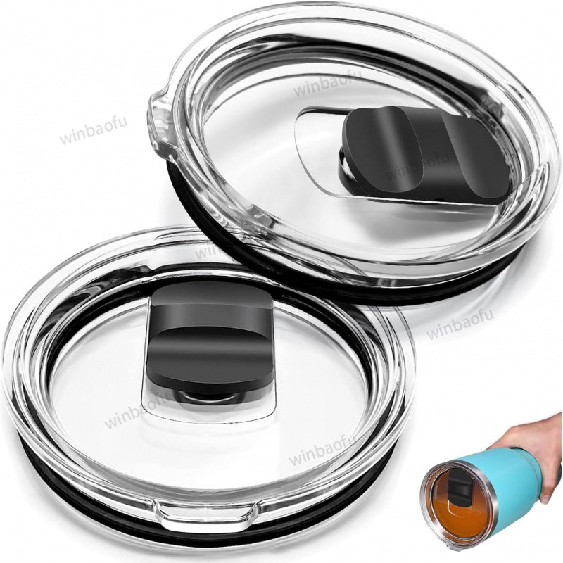 Thay thế cho Yeti Tumbler Nắp 20oz, Nắp cốc Cốc Chống tràn với Công tắc trượt từ tính cho Cốc YETI 1