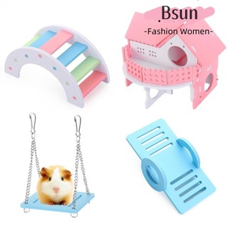 Đồ Chơi Bằng Gỗ Tuỳ Chọn Nhiều Màu Sắc Cho Chuột Hamster Tập Thể Dục Thể Thao