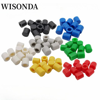 A56 nắp nhựa 6x6mm tactile nút nhấn bộ nắp nón cho công tắc 6 * 6mm đỏ đen xanh xanh trắng xám vàng