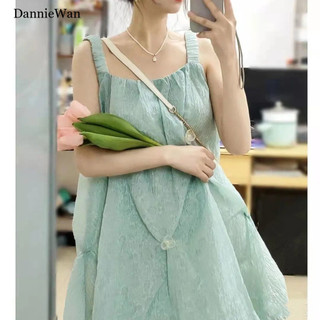 DannieWan váy Đầm váy nữ body đầm Đơn giản INS Cute Fashion WLQ2440G2X 15Z240411