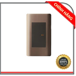 (HCM) Bộ Công Tắc đơn 1 Chiều Cao Cấp Zencelo (đã bao gồm mặt và hạt) , Màu Nâu, Hãng Schneider.