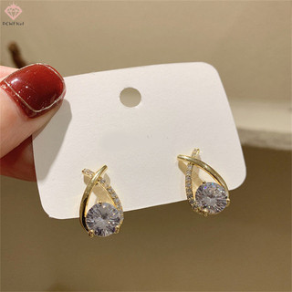 Trang sức nữ thời trang phù hợp với bông tai đuôi cá bông tai pha lê mới
