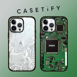 Casetify Bộ phận bảng mạch mát mẻ Vỏ điện thoại Acrylic trong suốt cho iPhone 15 Pro Max 14 Plus 13 ProMax 12 12Pro 11 Vỏ bảo vệ cứng bằng điện thoại chống sốc