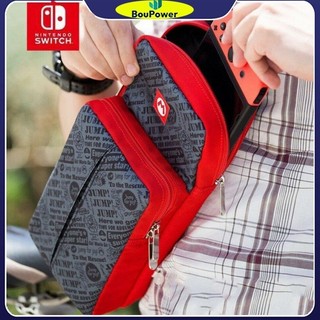 Boupower Hộp đựng Hộp đựng bảng điều khiển lưu trữ Túi đeo vai bằng vải Canvas cho Nintendo Switch / Lite