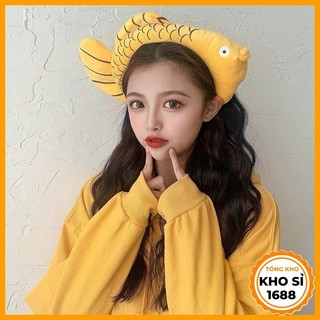 Bờm băng đô tóc hình cá vàng , khủng long , cá mập ngộ nghĩnh  E73
