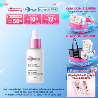 Tinh Chất Dưỡng Trắng Chuyên Sâu Sáng Da Bio-Essence Bio-White Pro Serum chiết xuất Tanaka & Camellia 30ml