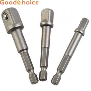 Power tools adapter drill drill bits 1/4\'\' 3/8\'\' 1/2\'\' hex shank drill