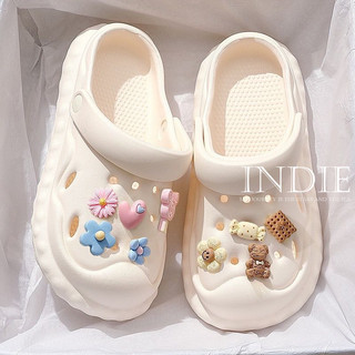 INDIE dép nữ dép bánh mì  2024 HOTSALE Giày lỗ bánh mì dễ thương Phối hợp dễ dàng Lịch lãm Đa năng Đế linh hoạt FDL23A14YF 17Z240426