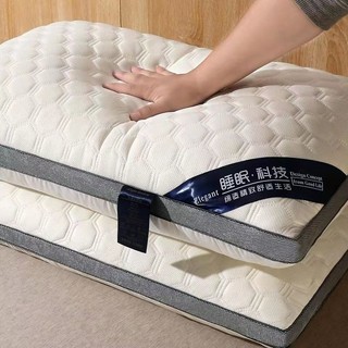 Gối Cao Su Tự Nhiên Bảo Vệ Cổ Tử Cung Cột Sống Hỗ Trợ Giấc Ngủ Không Biến Dạng Không Sụp Đổ Gối Một Khách Sạn Đơn Hộ Gia Đình Gối Nhớ