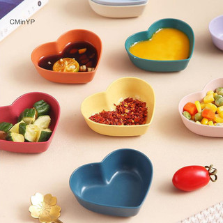 Cyinyp rơm lúa mì gia vị món ăn hộ gia đình nhà bếp nhựa sáng tạo tròn muối bắp cải đĩa nhúng ăn nhẹ món ăn gia vị món ăn vinh quang