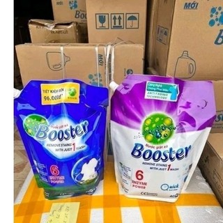 combo 2 túi Nước giặt xả BOOSTER 3.7kg và 3.2 kg 