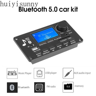 Bảng giải mã màn hình lcd hys bluetooth 5.0 mp3 dc 12v wma wav tf usb fm có chức năng ghi mô-đun âm thanh