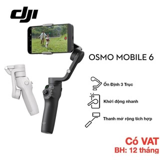 Gimbal chống rung điện thoại DJI Osmo Mobile 6 có thể kéo dài - Thiết bị cầm tay chống rung cho điện thoại