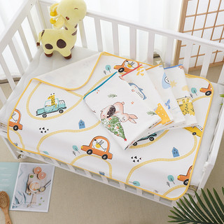 Tấm lót chống thấm cotton có hình dễ thương 50x70cm cho bé