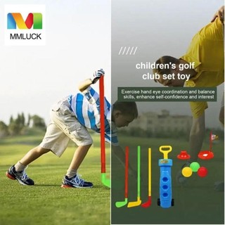 Mmluck bộ đồ chơi golf, trò chơi golf thông thường trẻ em bộ trò chơi golf, đồ chơi golf di động câu lạc bộ mini thiết bị câu lạc bộ trẻ em bộ câu lạc bộ golf đồ chơi trẻ em
