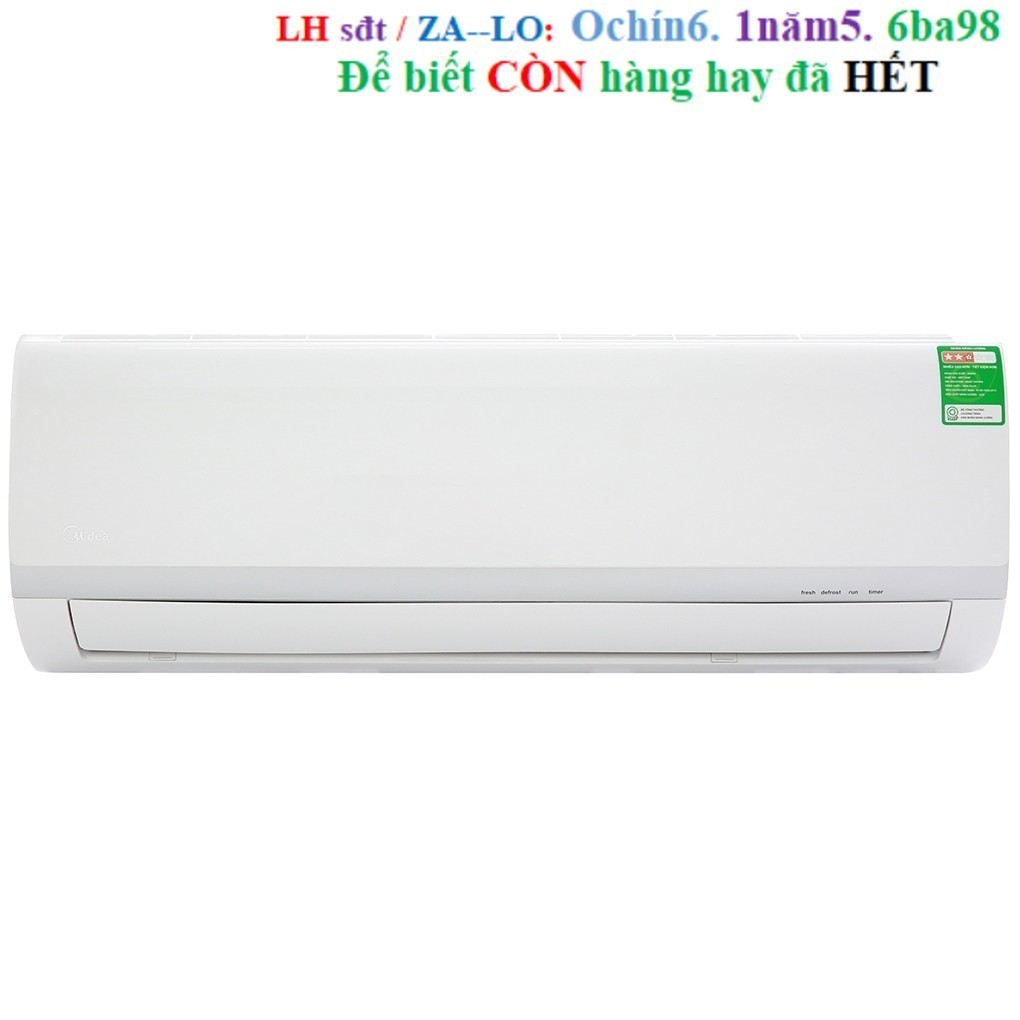 Rẻ Điều hoà Midea 12000Btu 1 chiều MSAFII-13CRN8(I/O) [ Miễn phí giao nội thành Hà Nội ]