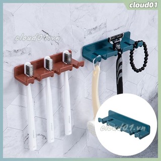 Móc Treo Bàn Chải Đánh Răng Phòng Tắm Dụng Cụ Nhà Bếp Tiện Ích Giá Treo Bàn Chải Đánh Răng Phụ Kiện Nhà Bếp Dụng Cụ Vệ Sinh Móc Phụ Kiện Phòng Tắm Phụ Kiện Bảo Quản CUD01