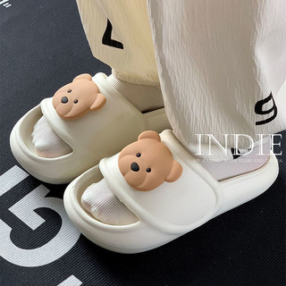 INDIE dép nữ dép bánh mì  2024 HOTSALE Giày lỗ bánh mì dễ thương Đàn hồi Bảnh bao Điệu đà Trẻ trung FDL245177L 21Z240522