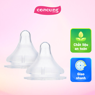 Núm Vú Silicon Siêu Mềm Plus Nhật Bản Pigeon size M