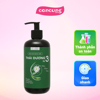 Dầu gội dược liệu Thái Dương 3 hương lá 480ml