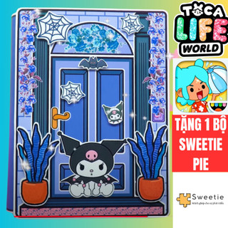 wednesday búp bê giấy Ngôi nhà Toca cô bé Komi đáng yêu xinh đẹp -Happyfunny