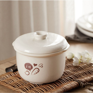 Lõi sứ BEAR 0,8L - Thố sứ thay thế, nắp sứ thay thế, phụ kiện nồi bear_Nồi nấu cháo chậm cho bé