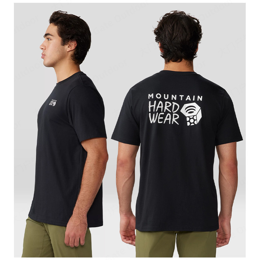 100% Cotton Mountain Hardwear Mountain Hardwear 26 Áo thun ngắn tay cổ tròn in hình ngoài trời hàng 