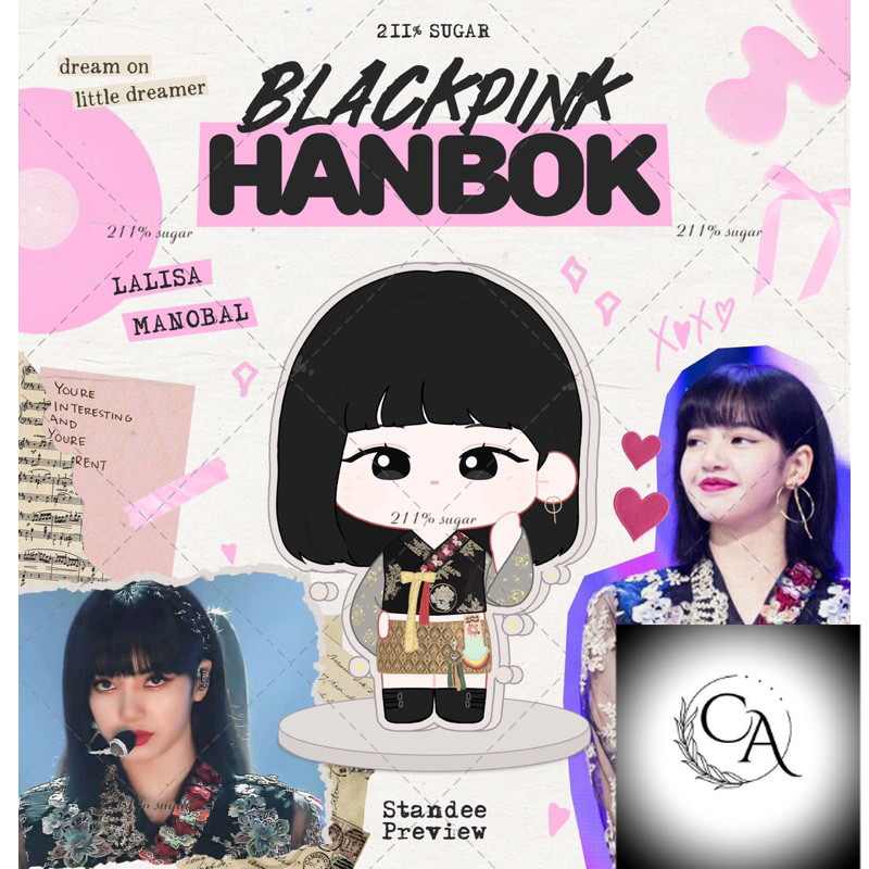 211% sugar | STANDEE & KEYRING LISA HANBOK