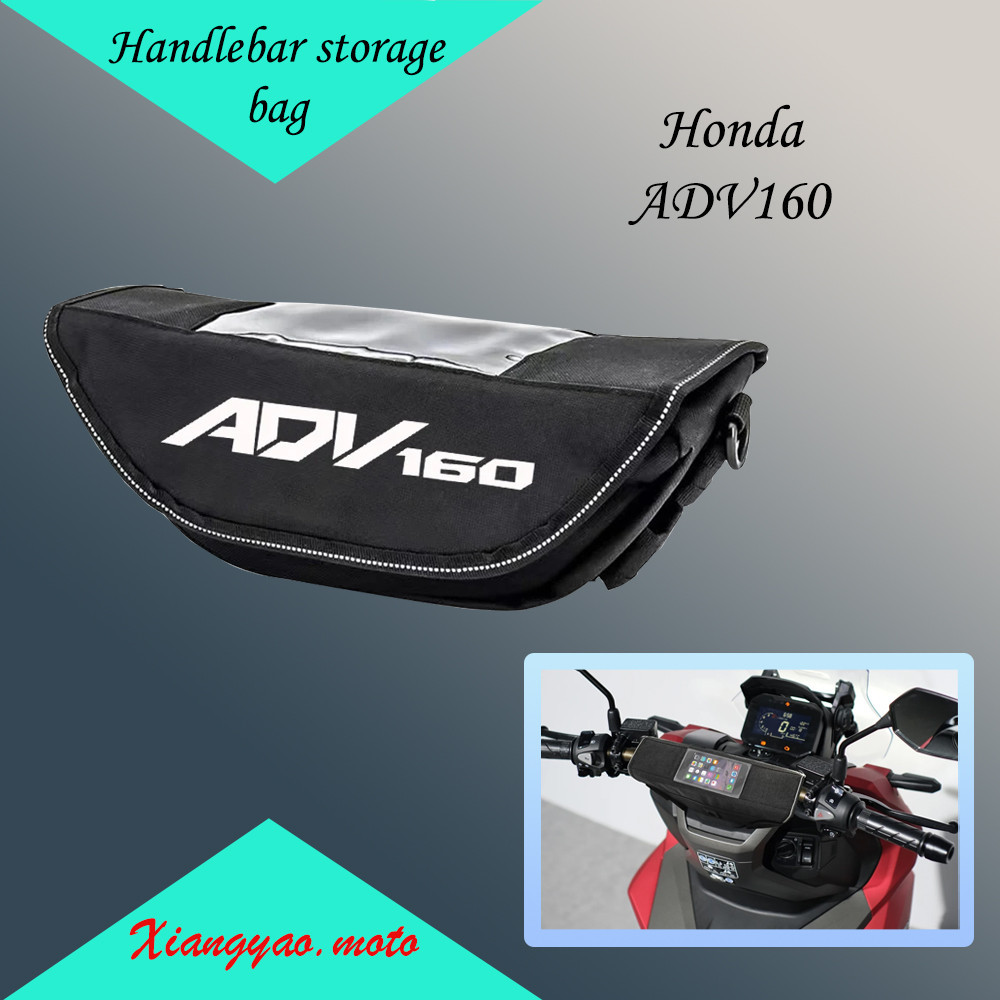 Dành Cho Xe Honda ADV160 Tay Lái Xe Máy Túi Chống Thấm Nước Túi Du Lịch Túi Bảo Quản Màn Hình GPS