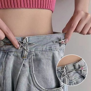Khóa điều chỉnh thắt lưng hình ngôi sao Khóa thắt lưng ngôi sao có thể tháo rời dễ thương Phụ kiện Fashioon