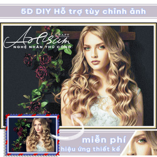 [ARTISAN] Bộ Tranh Đính Đá Tự Làm 5d diy Hình Tròn / Vuông Trang Trí Nhà Cửa 5251