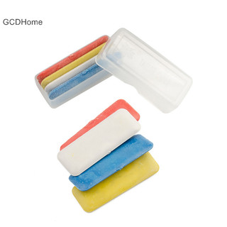 Gcdhome 4 nhiều màu sắc có thể xóa được thợ may phấn vải may đánh dấu quần áo may dụng cụ hot