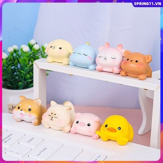Đồ trang trí động vật nhỏ Papa, Đồ trang trí Mini dễ thương, Đồ trang trí máy tính ô tô, Màn hình dễ nói dối Đồ trang trí động vật nhỏ, Đồ trang trí màn hình điều hướng ô tô