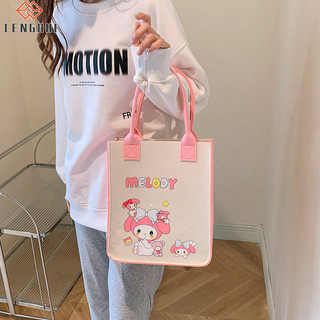 Forever LENGRUI Internet người nổi tiếng hoạt hình dễ thương túi tote nỉ