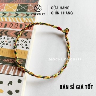 Vòng tay handmade HTJEWELRY 
 Chỉ Ngũ Sắc may mắn, bình an PH583