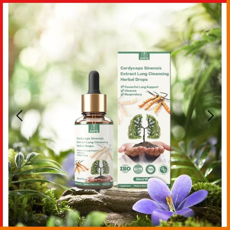 Xịt Làm Sạch Phổi Nhật Bản, Serum làm sạch  Chiết Xuất Đông Trùng Hạ Thảo - HTstore