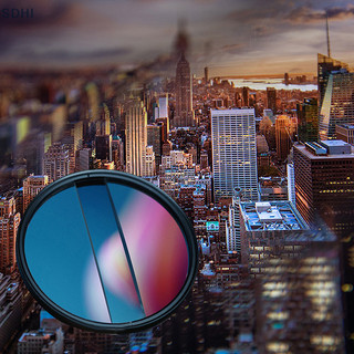 Sdhi Blur Effects Centerfield Split Diopter Filter Camera Prism Photography Filter Foreground Filter Double Half Moon Camera Filter (vn)