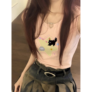 Áo baby tee Áo Thun ôm body Áo y2k Áo yếm Nữ Mùa Hè Phong Cách Mới Thiết Kế Cảm Giác Mỏng Ngắn Tay