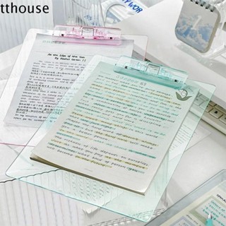 Tthouse Trong Suốt A4 Clipboard, Với Hồ Sơ Thấp Clip Bảng Viết A4 Thư Mục Tập Tin Sắp Xếp, Viết Bảng Viết Thư Mục Tài Liệu Thư Mục Tập Tin Bảng Kẹp